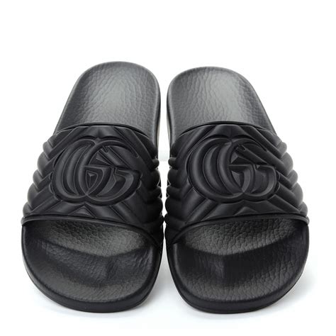 gucci matelassé slide sandal|Gucci slide sandals.